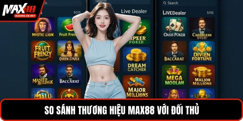 So sánh thương hiệu MAX88 với đối thủ